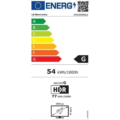 TV UHD  43NU850B6LA SMART AI
